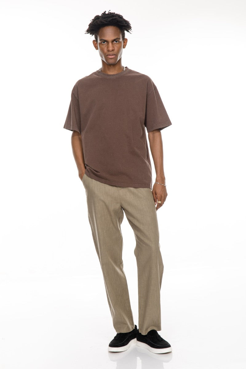 DNM UNITED Brown T-Shirt %100 COTTON - oversized