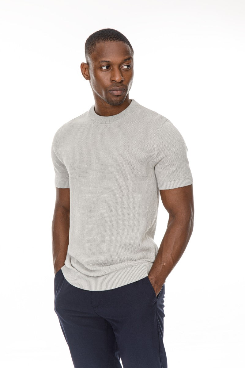 DNM UNITED .Gray T-Shirt – 100% Cotton - Old Money