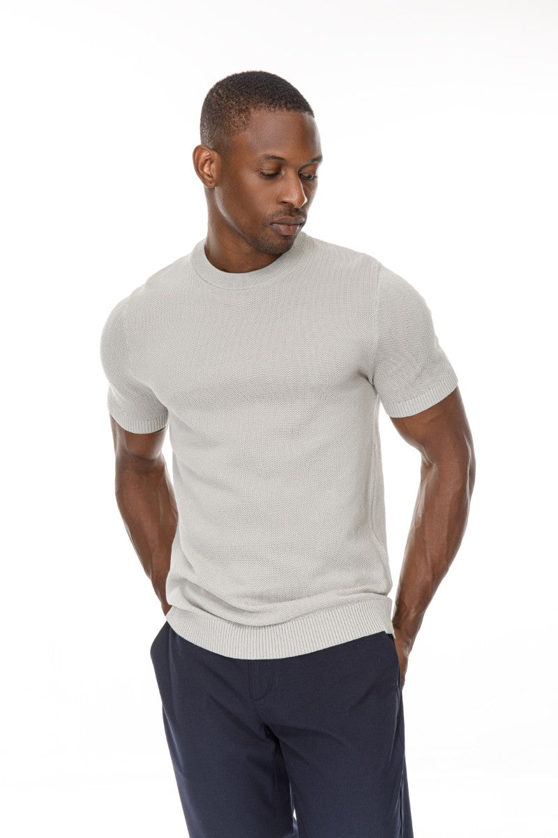 DNM UNITED .Gray T-Shirt – 100% Cotton - Old Money