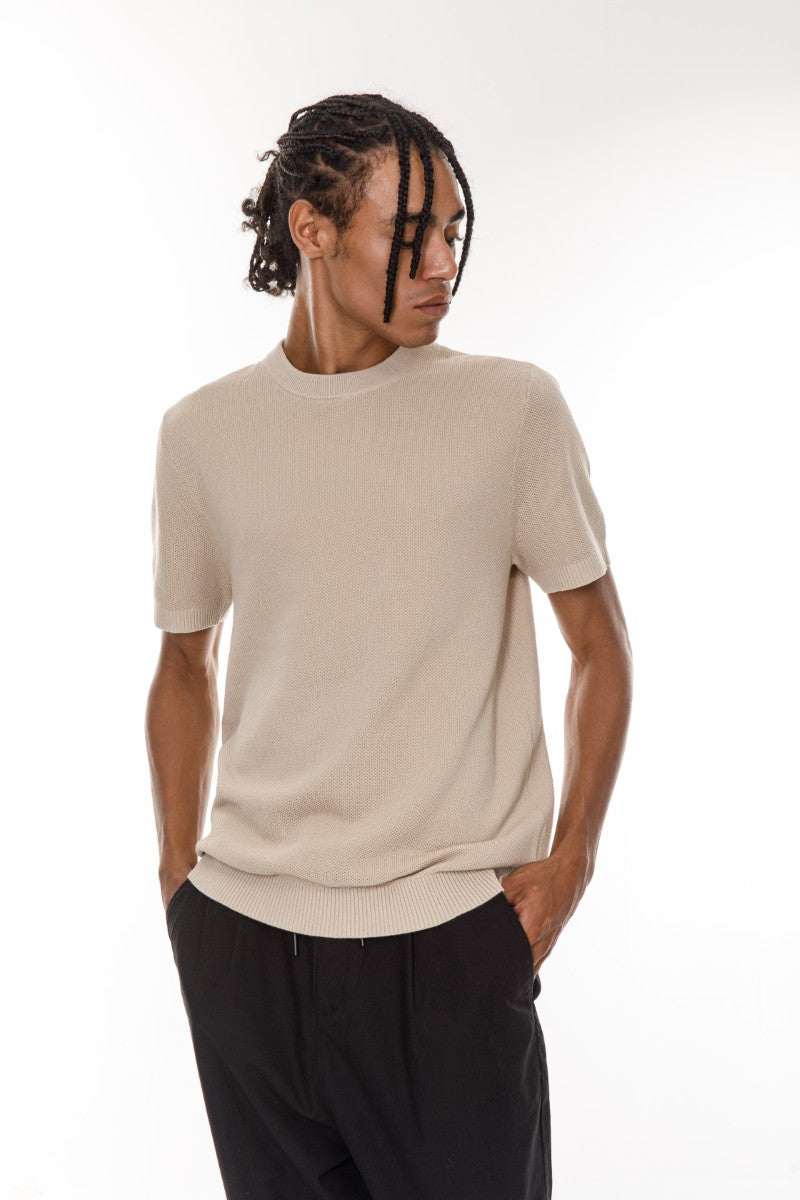 DNM UNITED Off White T-Shirt – 100% Cotton - old money
