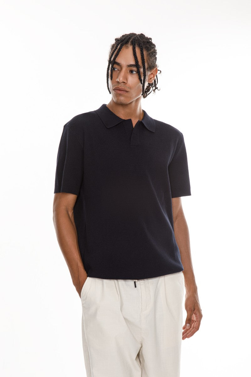 DNM UNITED D.Navy T-Shirt – 100% Cotton - old money