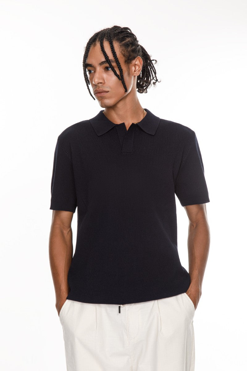 DNM UNITED D.Navy T-Shirt – 100% Cotton - old money