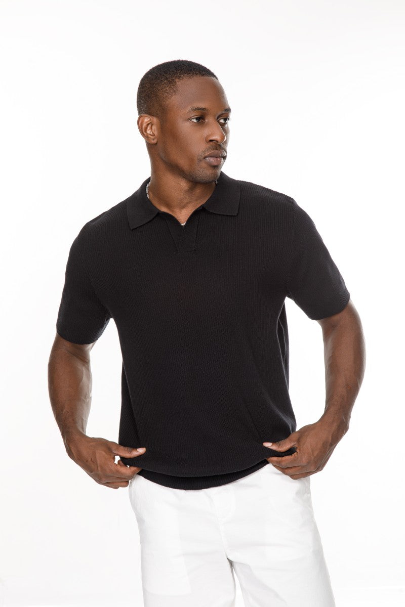DNM UNITED Black T-Shirt – 100% Cotton - old money