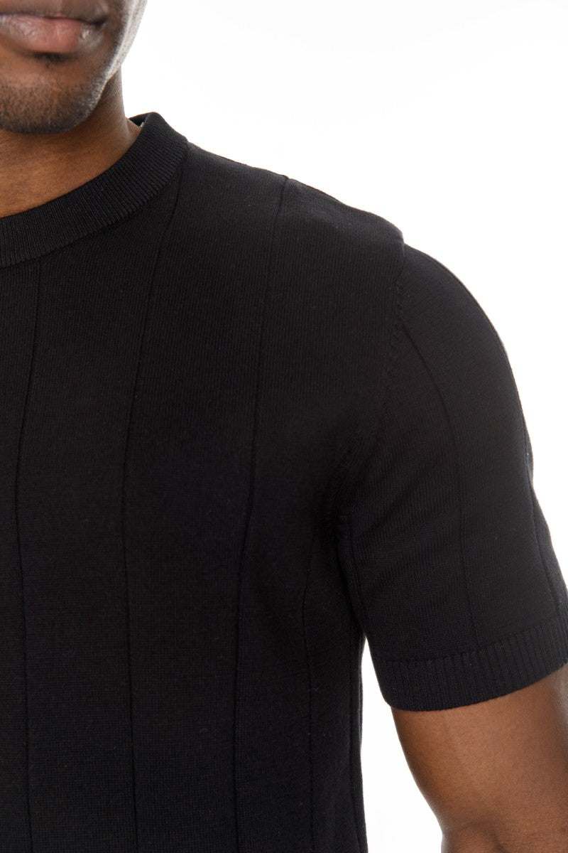 DNM UNITED Black T-Shirt – 100% Cotton - old money