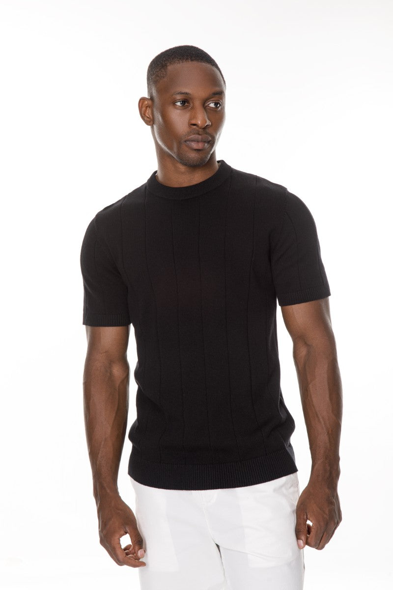 DNM UNITED Black T-Shirt – 100% Cotton - old money