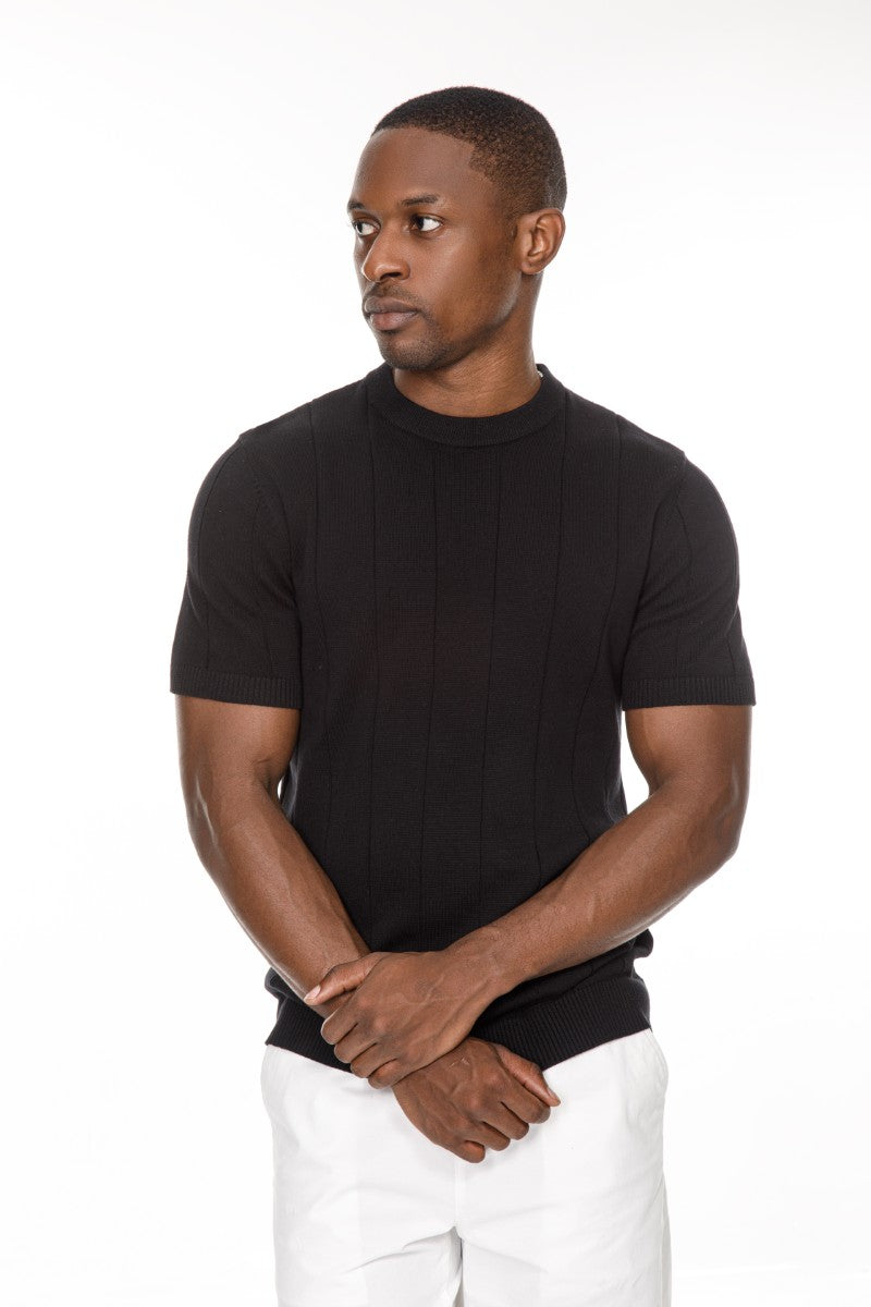 DNM UNITED Black T-Shirt – 100% Cotton - old money