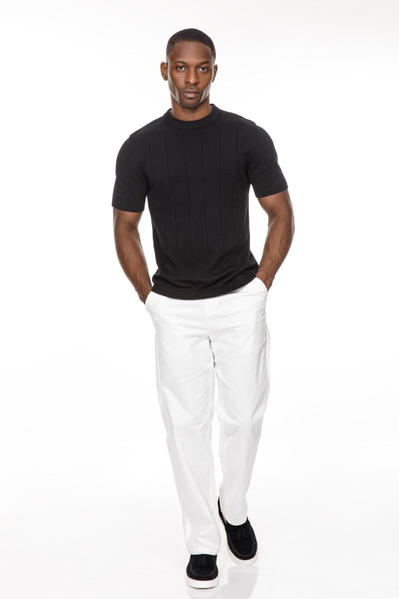 DNM UNITED Black T-Shirt – 100% Cotton - old money