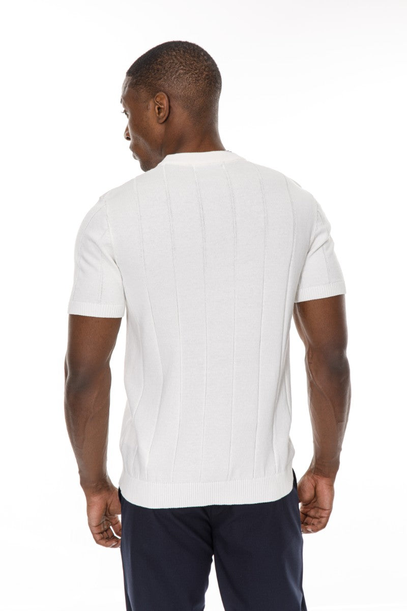 DNM UNITED Off White T-Shirt – 100% Cotton - old money
