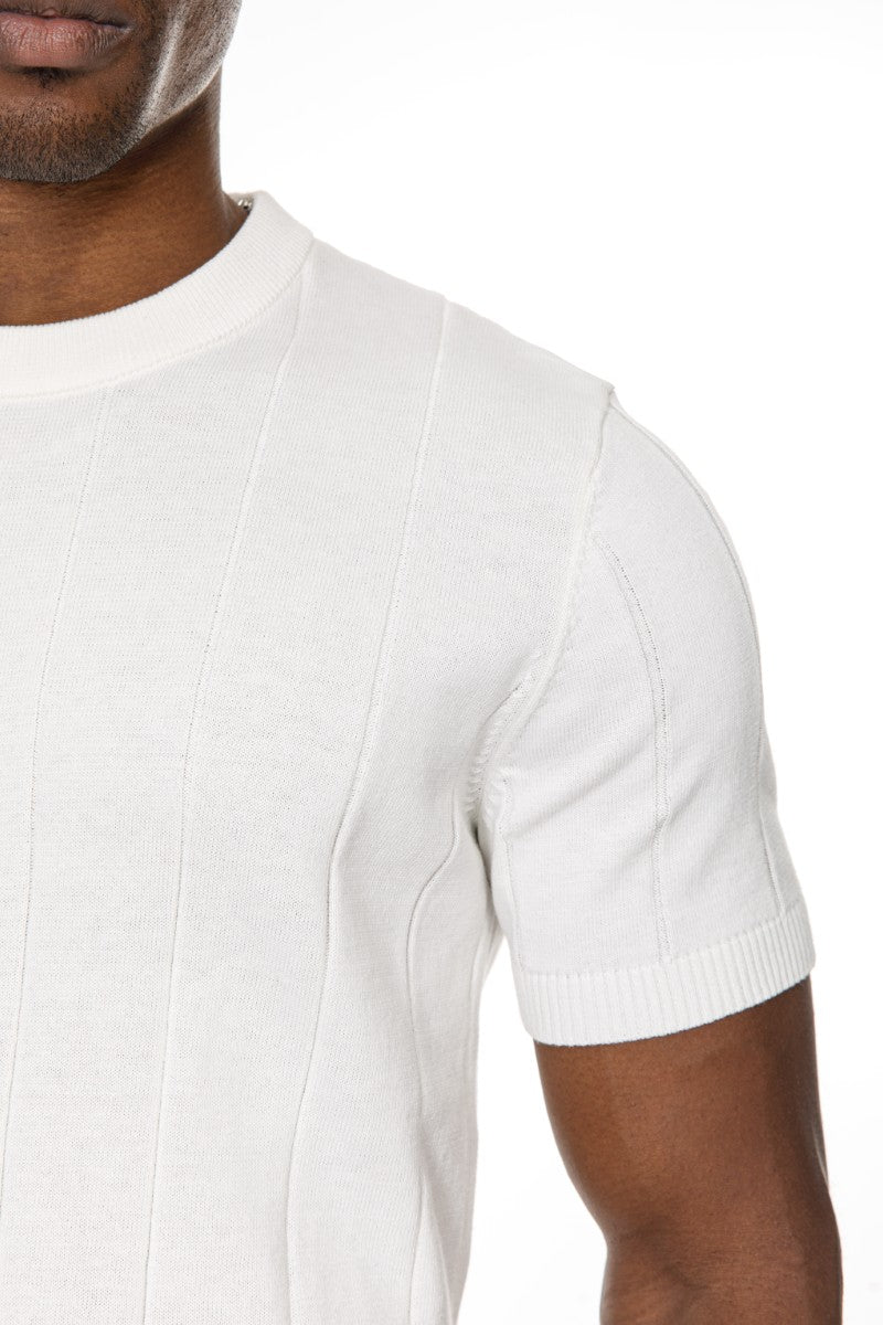 DNM UNITED Off White T-Shirt – 100% Cotton - old money