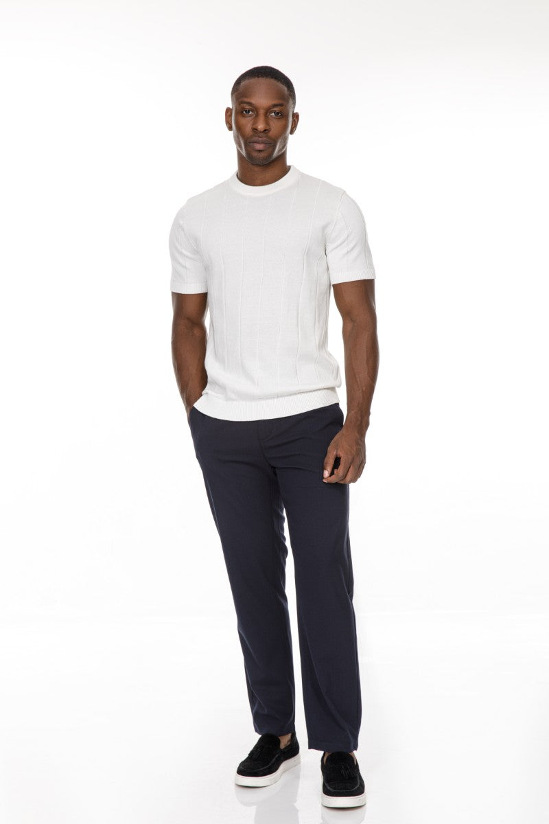 DNM UNITED Off White T-Shirt – 100% Cotton - old money